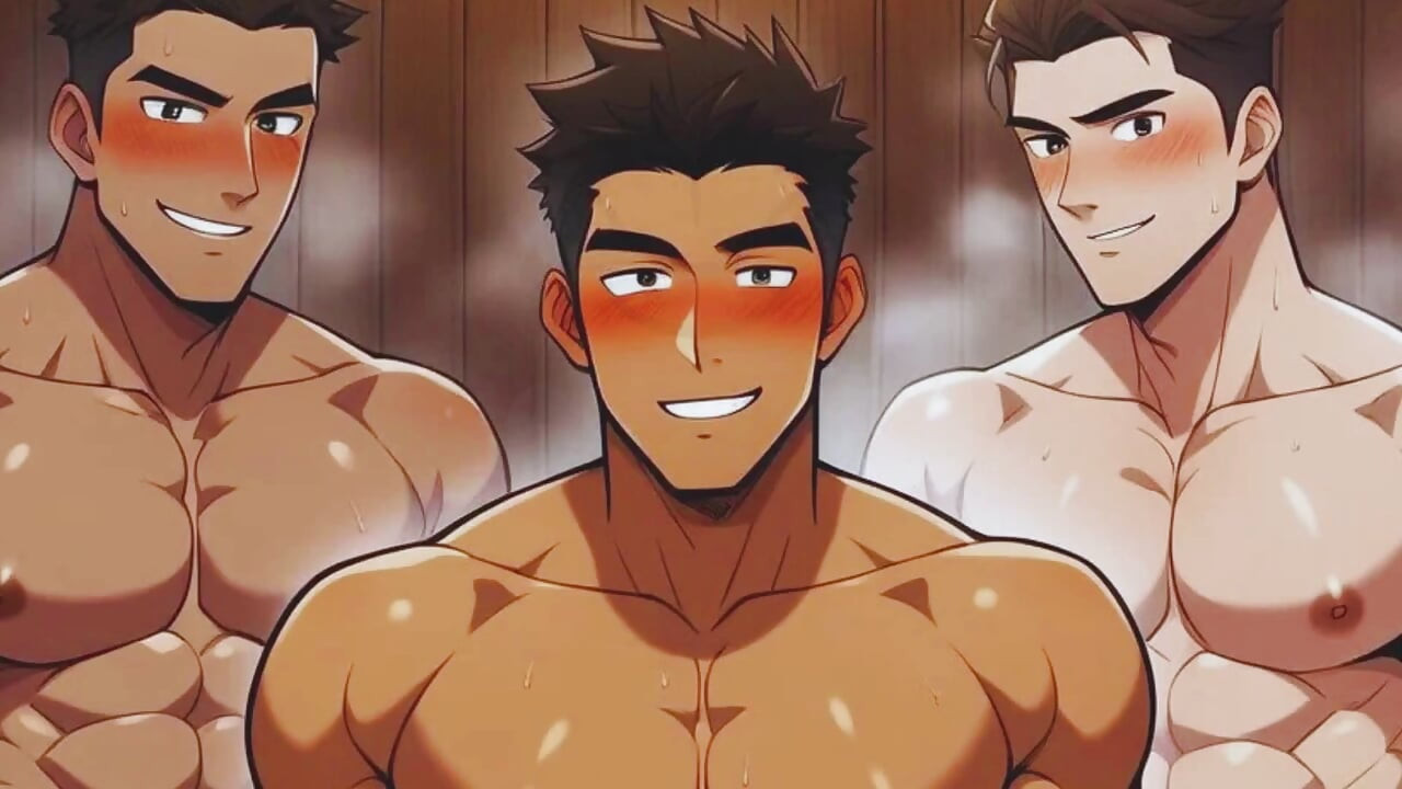 Married Straight Men Cheat on Their Wives and Have Gay Orgy in Sauna