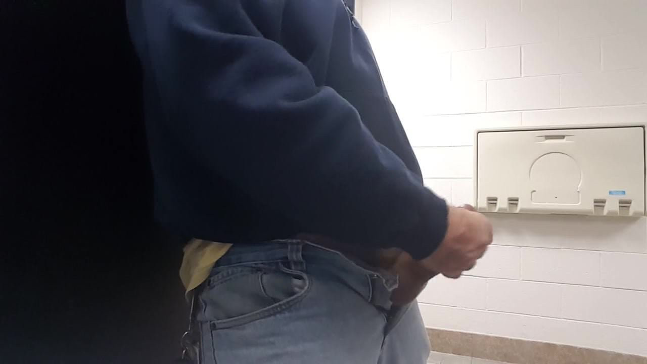 Jerking off at the Urinal