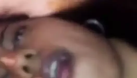 Caribian slut Awilda fingers her pussy, asshole and smokes