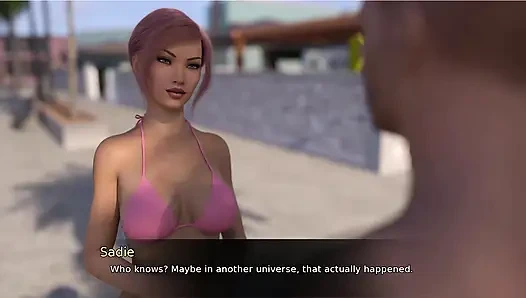 Resort of Temptation 13 I dont think Sadie liked that ive touch the other girls boobs