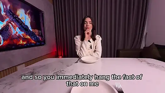Das Sexy Mädchen War Auf Einem Date, Aber Sie Hatte Kein Geld