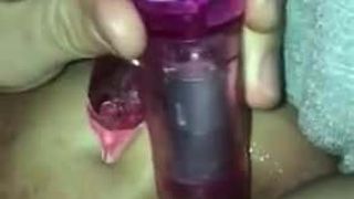 Hot Assplay with vibrator in slowmotion