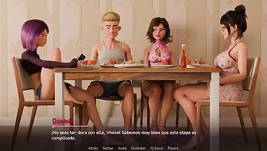 Auntie takes her collagen to the bathroom and ends up having sex with him without anyone knowing - Good Luke