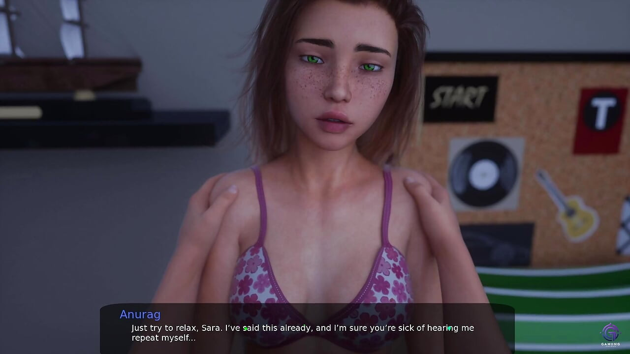 Împărțind un pat cu sora mea vitregă virgină de 18 ani - porno animat Hentai 3D - Milfy City