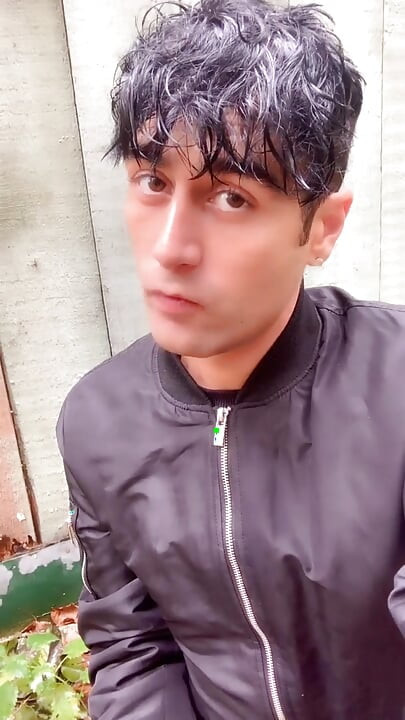 Straight Friend Left His Used Condom in Garden House so I Had His Cum, Put Condom on and Jerk off