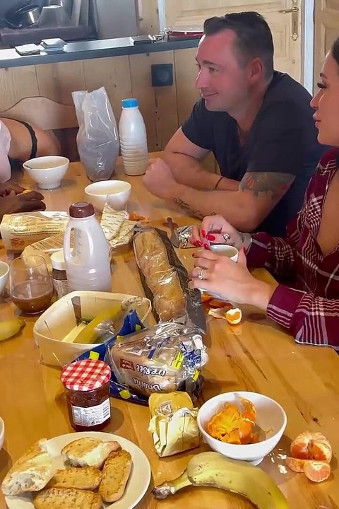 Orgie in einem Bergchalet