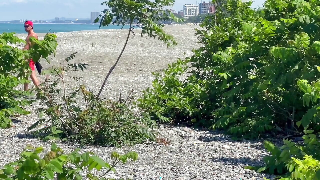 We Fuck on the Beach and I Cum Three Times