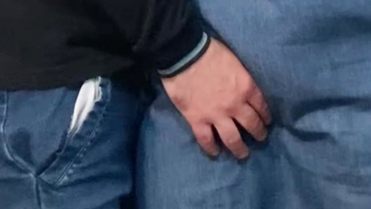Old Stranger's Hand In My Sexy Pussy
