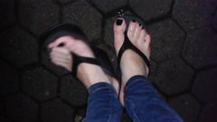 my wet sexy feet