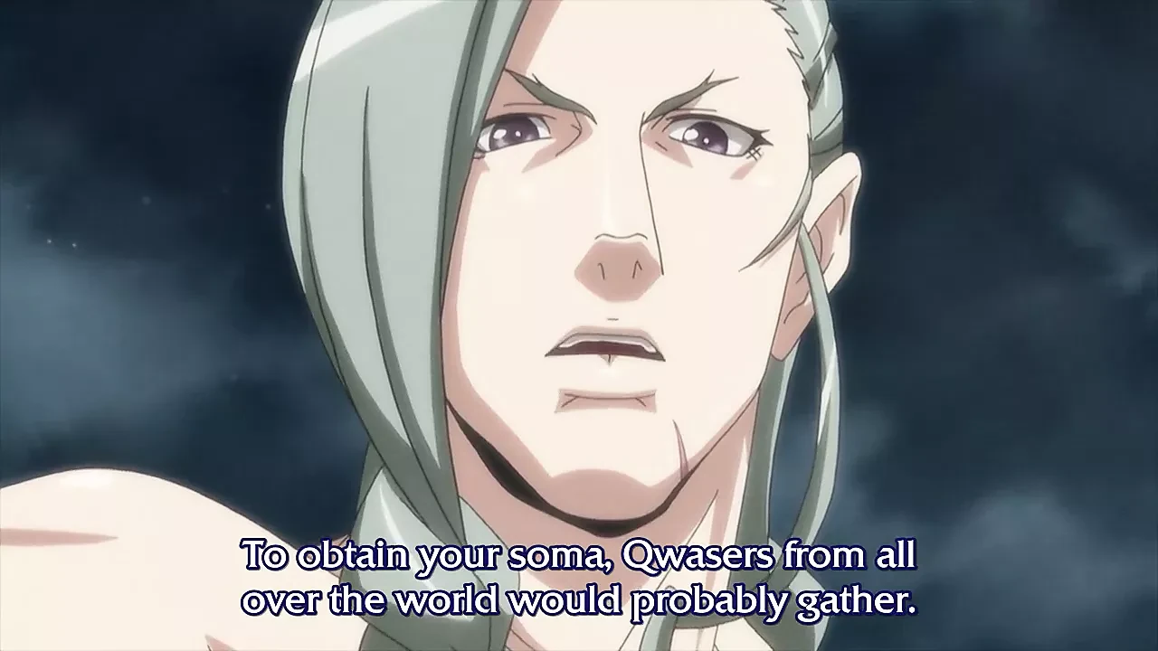 Anime bröst bad scen - seikon ingen qwaser