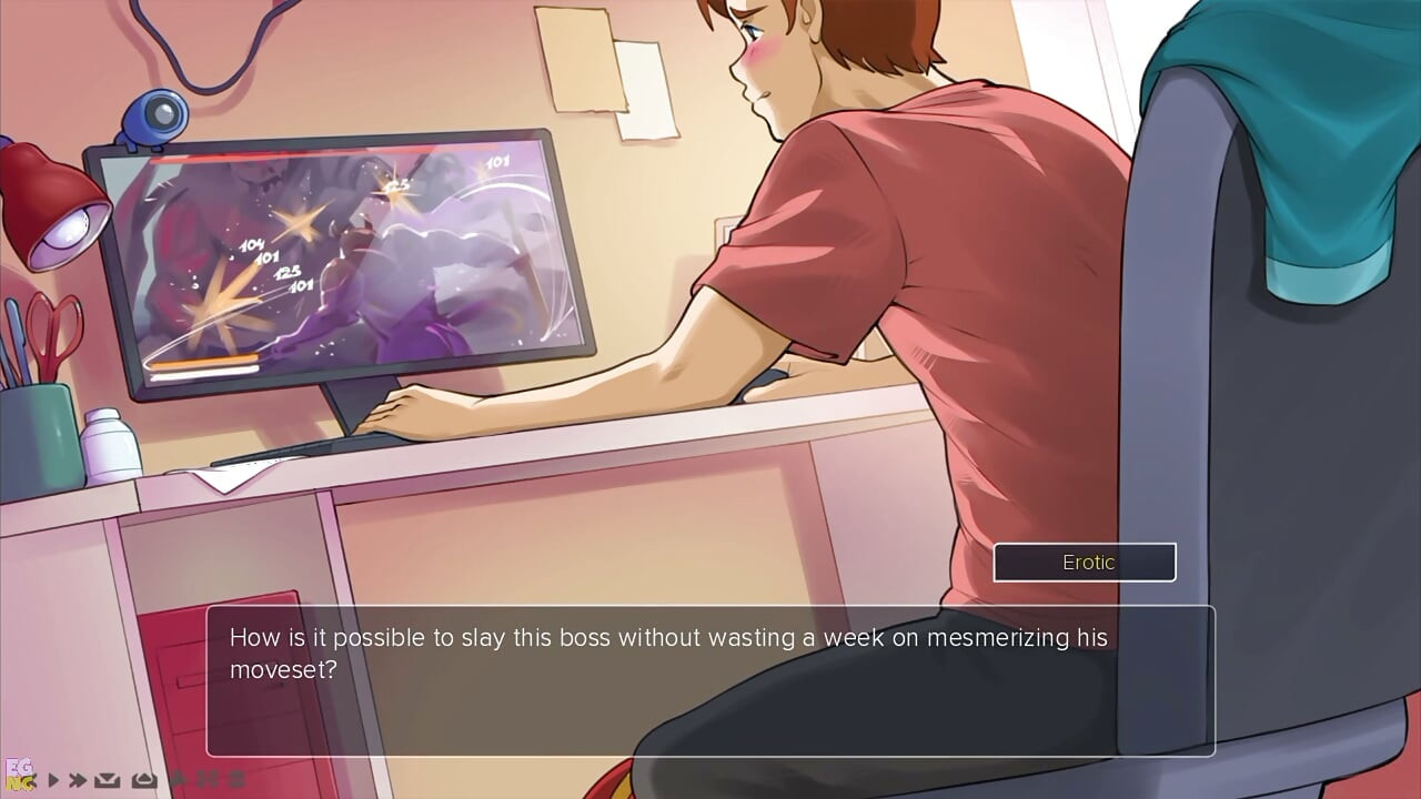 MILFs Plaza 49 - Stepsister Showed up Out of Nowhere While I Was Gaming and Gave Me a Blowjob - by Eroticgamesnc
