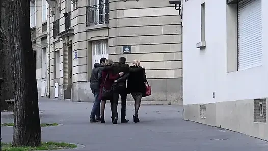 Doppelpenetration auf französische reife 7578