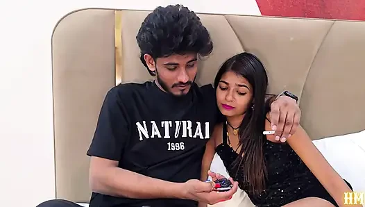 Desi Husband Wife videshi and Stepsister Hardcore Three Some Fucking Video