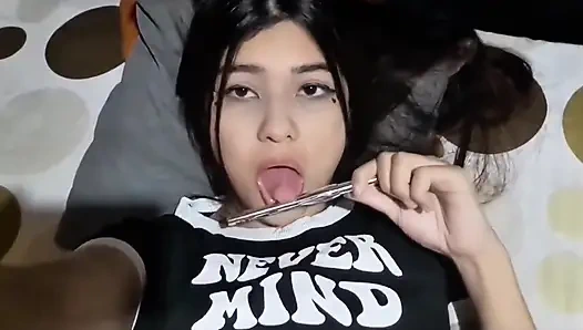 Sharing a Hotel Room with My Busty Stepsister