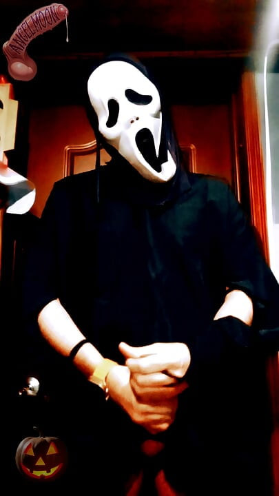 SCREAM A LOVE STORY A dominant guy with a Ghostface mask and a huge cock breaks into your home on Halloween night to ejaculate