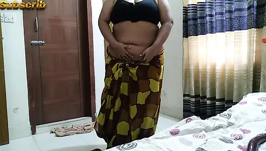 Hintli ateşli yenge kocasını aldatıyor ve eski erkek arkadaşıyla sikişiyor