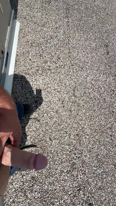 Rooftop cock doing what I do