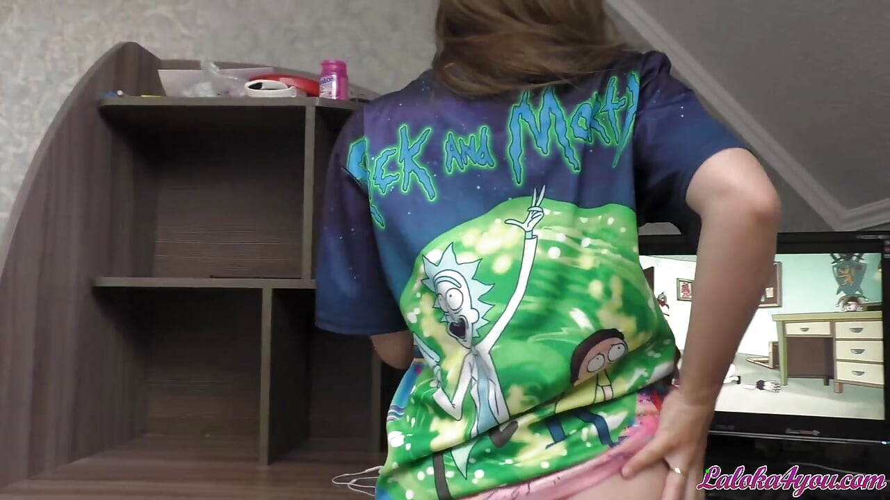 Vriendje afgeleid van Rick en Morty voor het gepassioneerde neuken