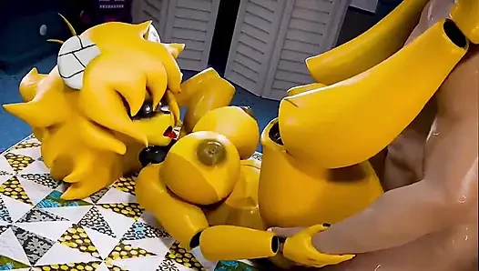 Im Speicherschrank stecken mit der WELTWEIT DUMBEST Animatronic... Es wird nicht aufhören
