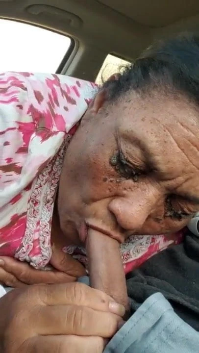 Granny blowjob