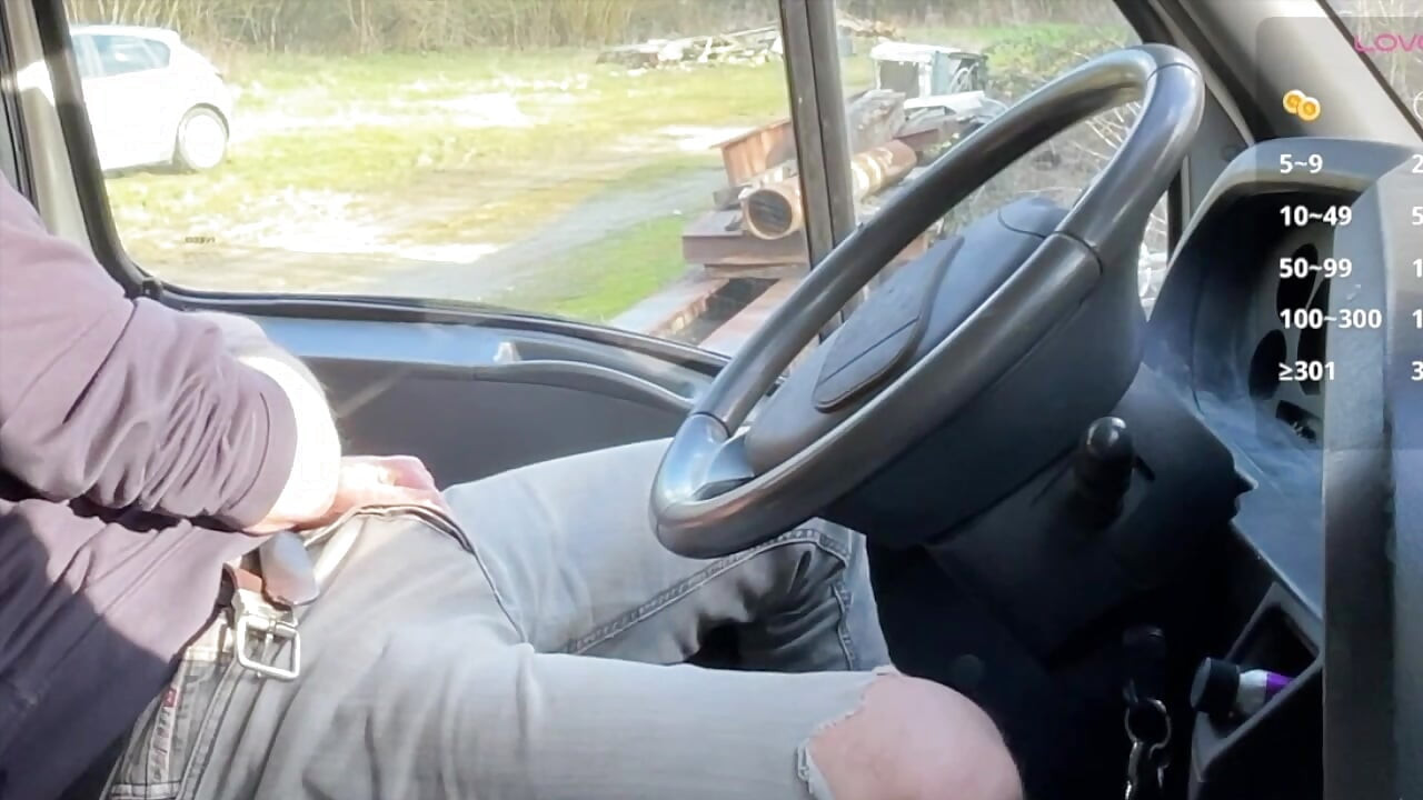 meeting with a driver stopping near my truck