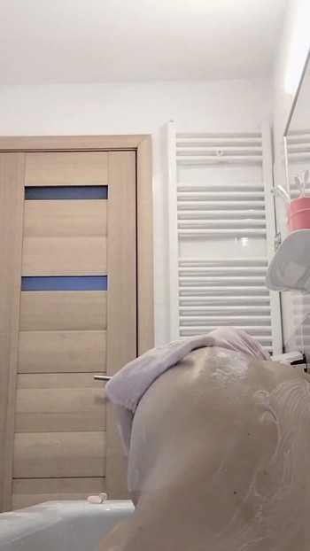 Must-share moment from "Naughty sexy milf tries on naked clothes. Latina hairy pussy tries on clothes in bed."