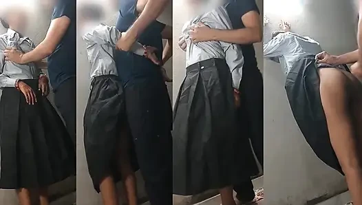 Step brother caught his step sister alone and take advantage.teenager enters her stepbrother's room to have sex after school