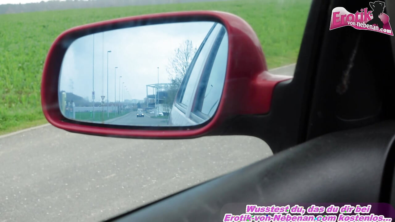 German amateur teen wants to cheat on blowjob car date