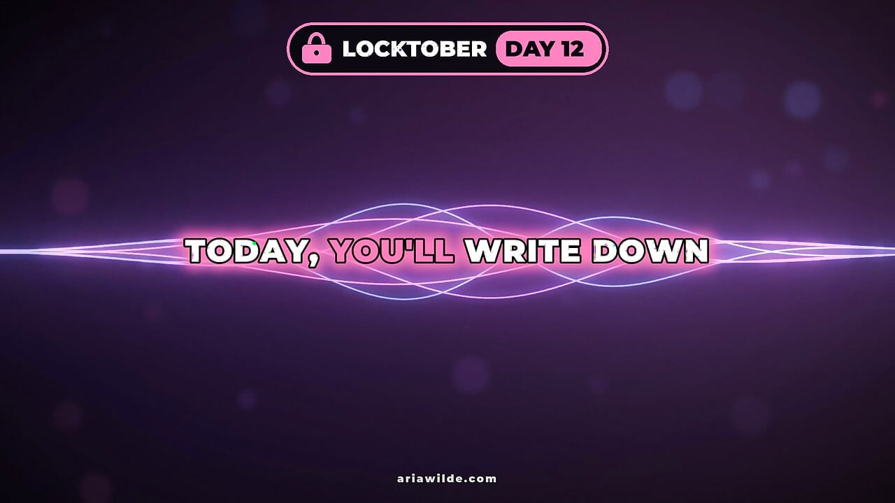 Locktober Day 12 Chastity Cage Denial Rules