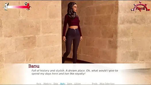 Life in the middle east #10 - Banu played with her self in bed