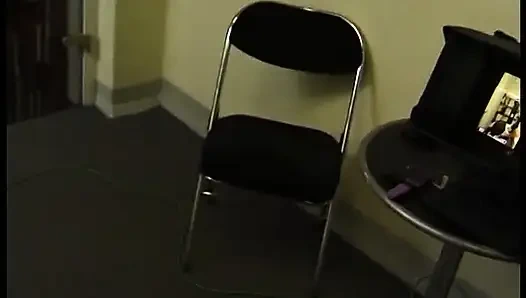 Spex brunette sucking cock and getting doggystyled in pov