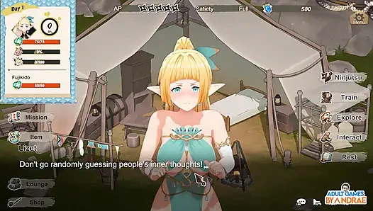 Kaç, elf ninjam! 3 boyutlu oyun bölüm 1