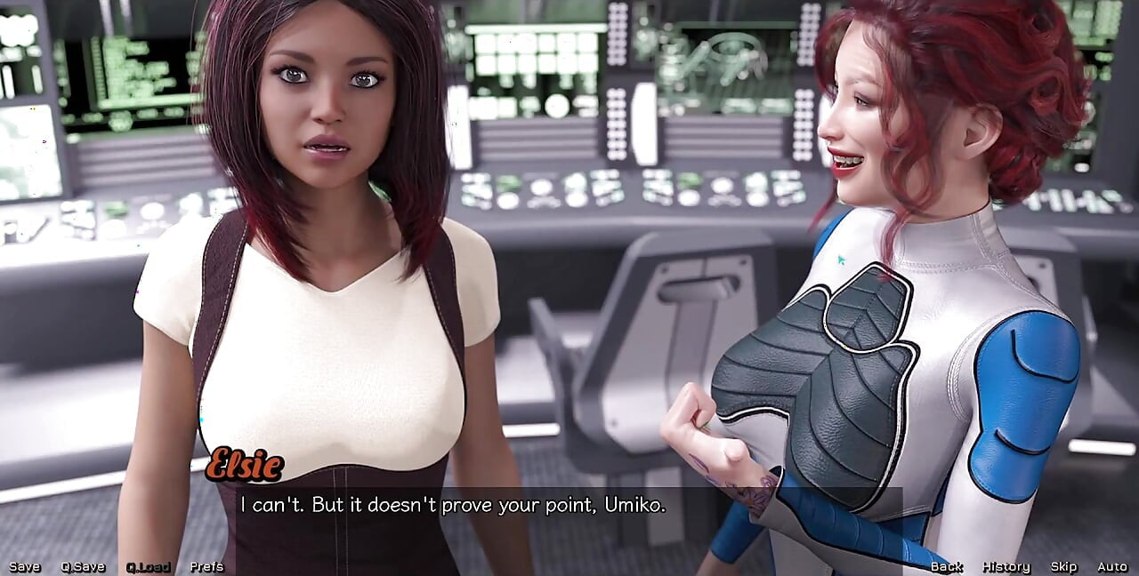 Stranded in Space - Lesbian Makeout Session