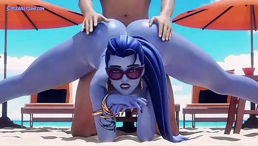 Overwatch widowmaker 3D-zusammenstellung (realistisch unzensiert)