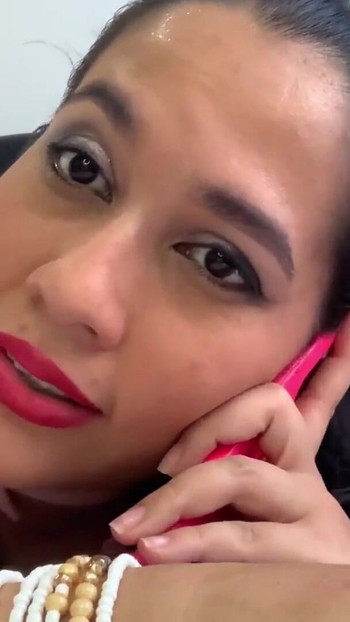 Jaw-dropping moment from "Talking to my husband on the phone while I'm fucking his best friend"