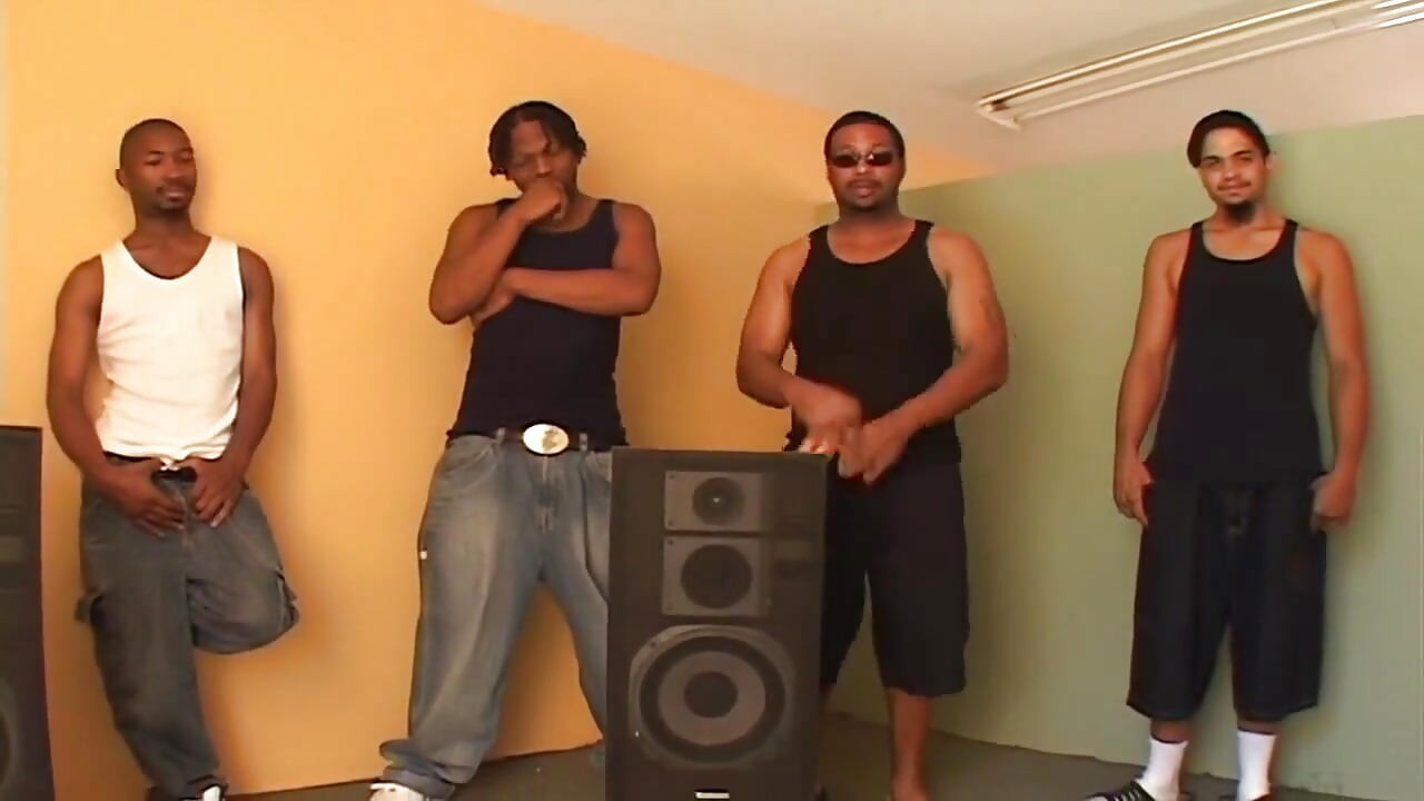 Blonde teen slut invites all black cocks in town to fuck her butt