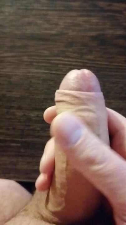 Wanking my cuck dick