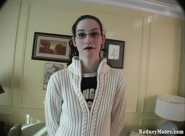 Vintage swallow from skinny hot aughties nerd