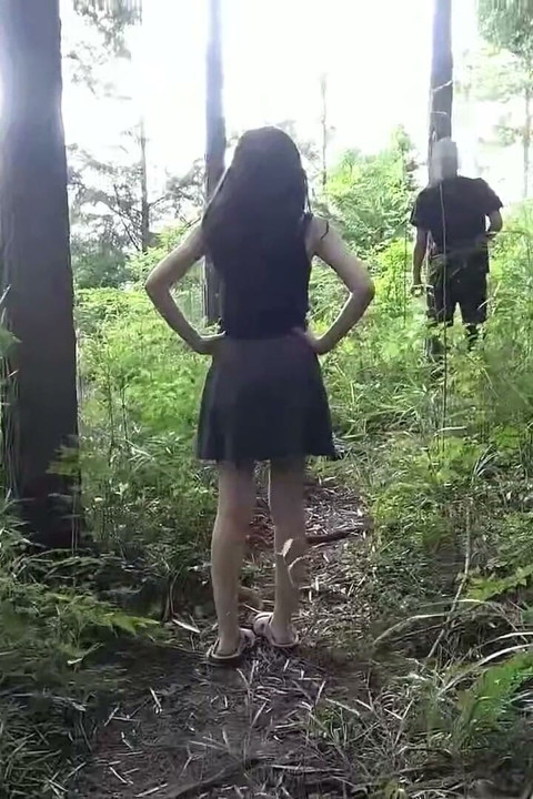 Slender Married Beauty Caught by Her Husband, Taken Into the Mountains Before a Heated Standing Encounter