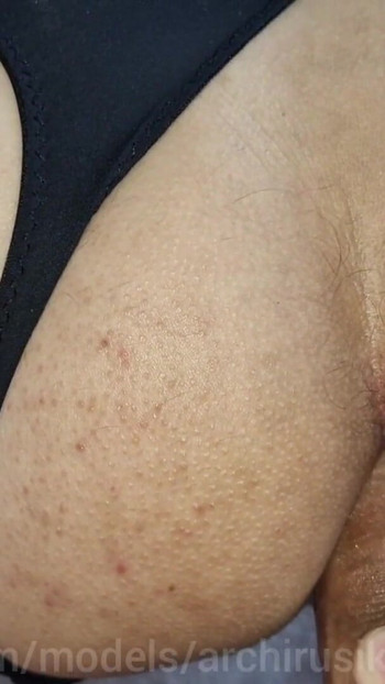 Emotional moment from "Fucked a femboy cross in panties and poured hot cum over the hole and the femboy's cock in orgasm!"