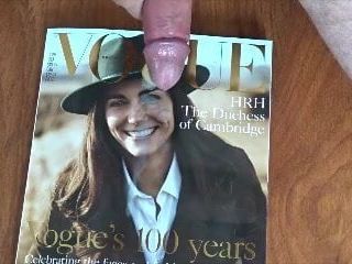 Vogue - журнал с Prinzessin Kate и сперма