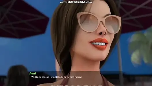 Evden uzakta - teyze eva lewd bikini