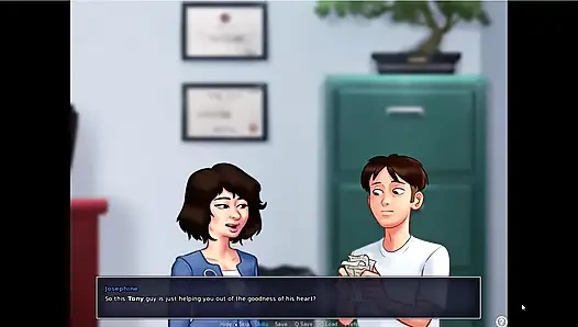 Summertime saga - Eva had her baby ... Johannes fucked Maria while tony was there