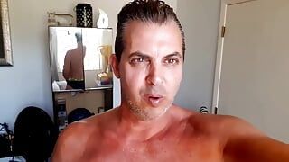 Male Celebrity Cory Bernstein Shows Big Cock in Andrew Christian Black Underwear in