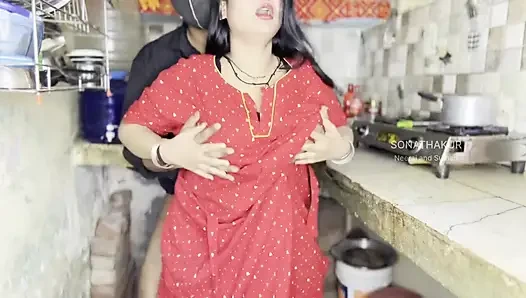 Beautiful Mami Seduced Me While Cooking in Kitchen - Hot Sex
