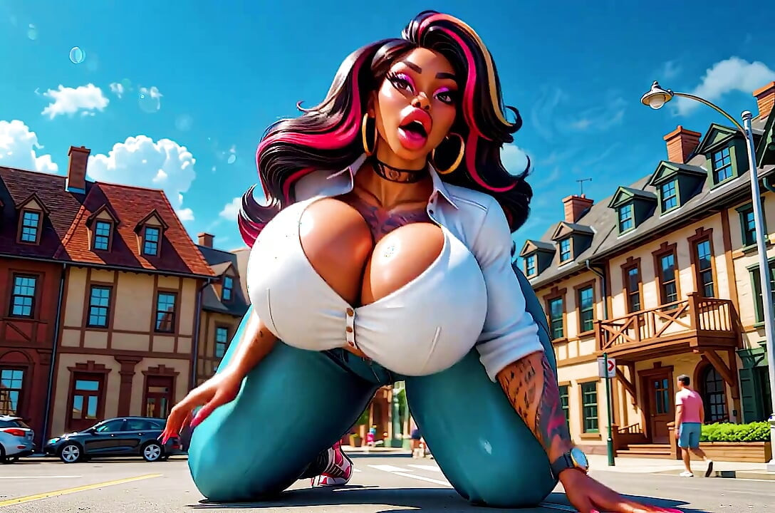 The Sexiest Giant Ebony Baddies Twerk and Bounce Their Ass Until You Cum! - AI Generated