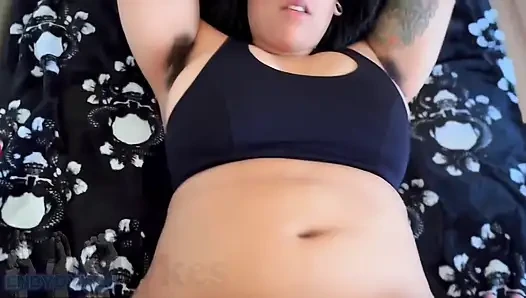 Big Titty Thicc Booty Stud Fucked by Dyke - Ass Worship Massage, POV Doggy and Riding