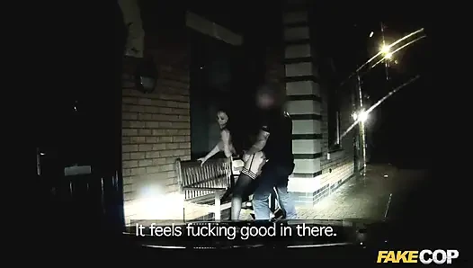Night Patrol Cheeky Young Lass Likes Daring Outdoor Sex