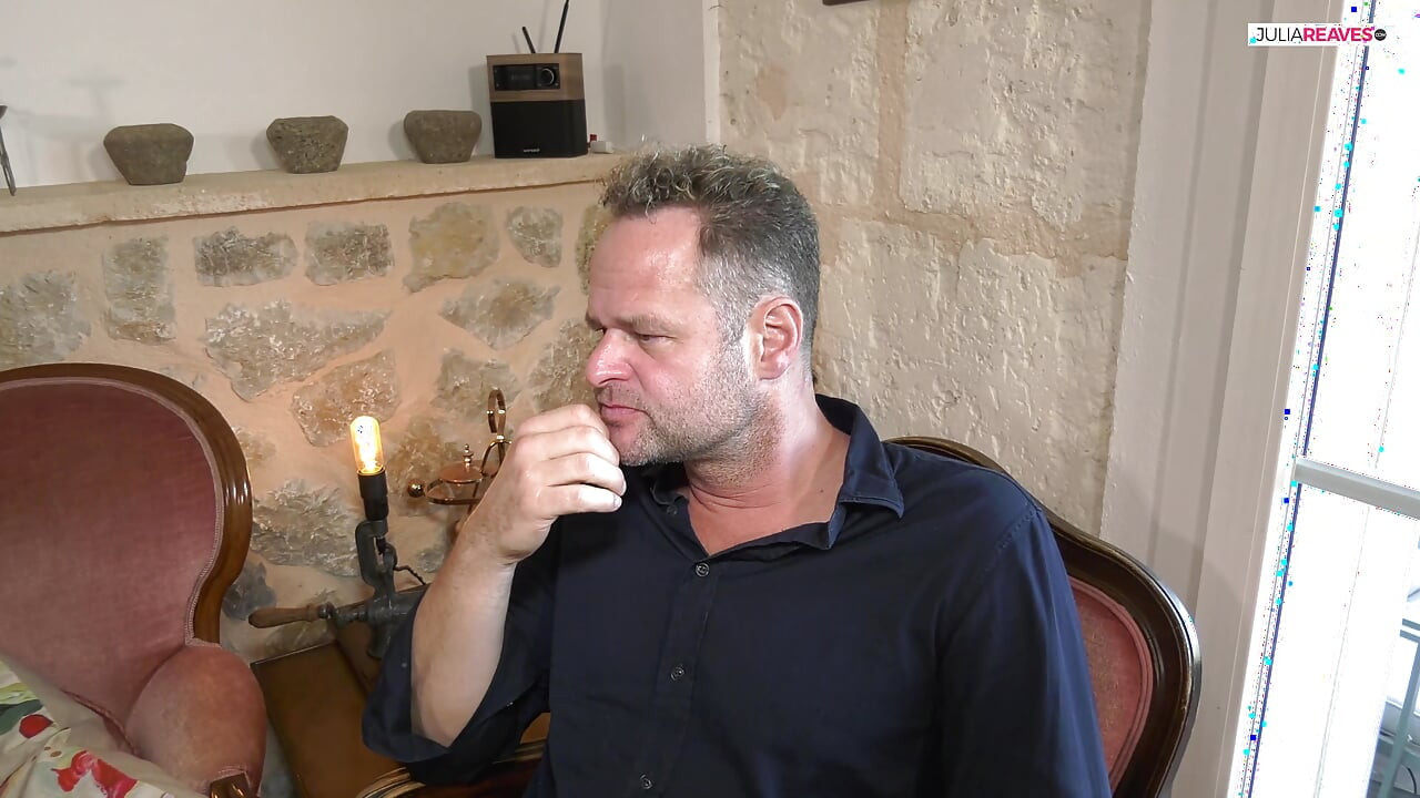 Blonde Maria fucks with the black giant cock in front of the eyes of her friend