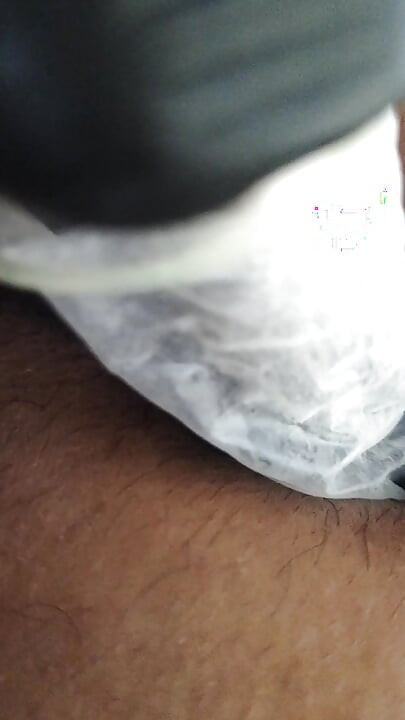 having a rod in my ass using condom